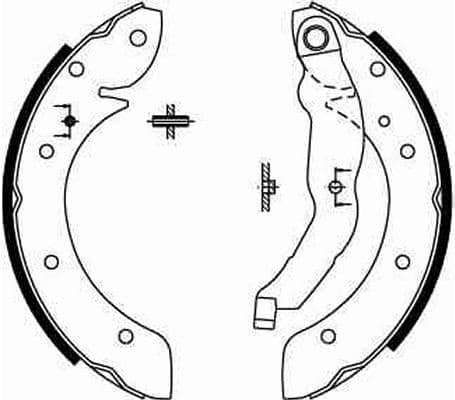 Brake Shoe Set GS8567 - image 3