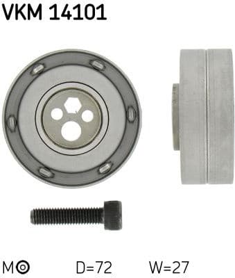 Tensioner Pulley, timing belt VKM 14101 - image 2