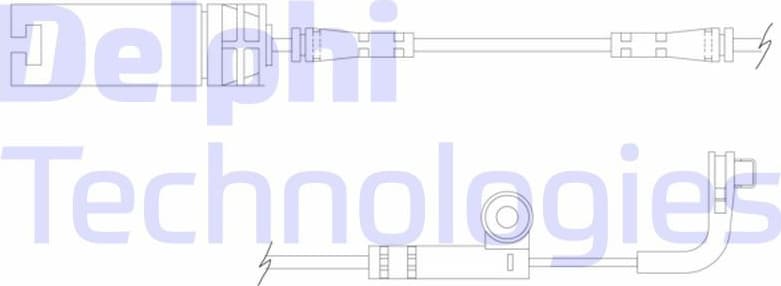 Warning Contact, brake pad wear LZ0170