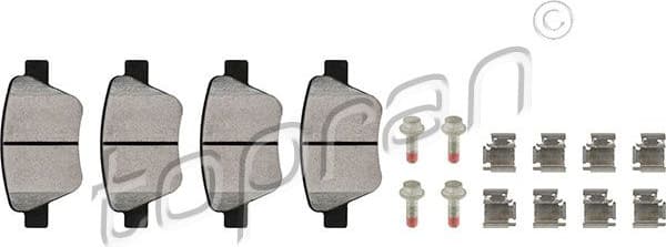 Brake Pad Set, disc brake 114 377