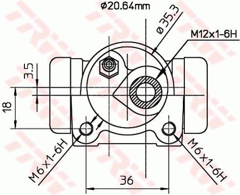 Wheel Brake Cylinder BWF169 - image 4