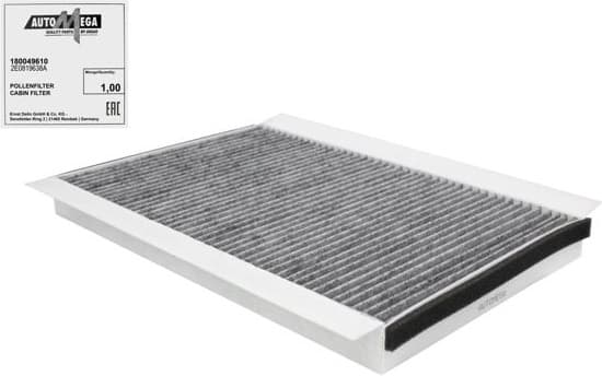 Filter, cabin air 180049610