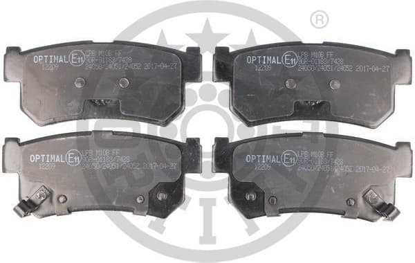 Brake Pad Set, disc brake BP-12209