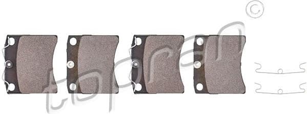Brake Pad Set, disc brake 104 091