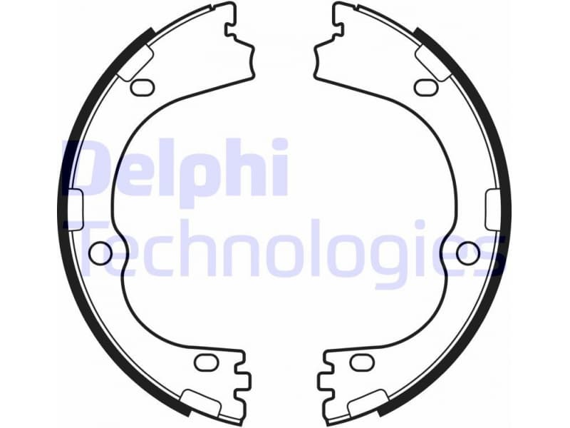Brake Shoe Set, parking brake LS2166