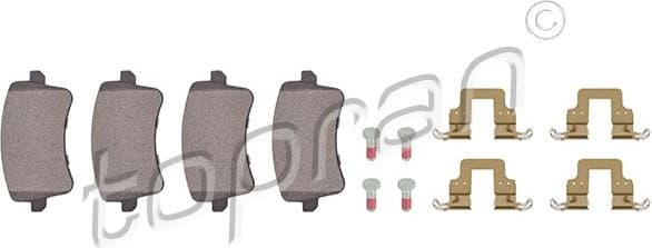 Brake Pad Set, disc brake 112 171