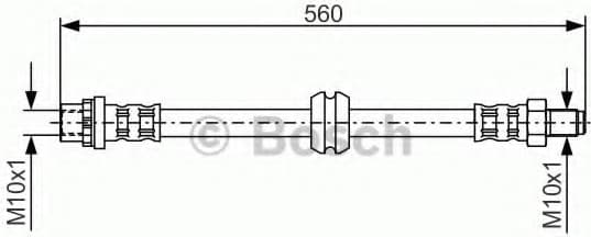Brake hose front RV21.180