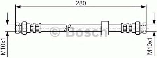 Brake hose rear JA21.702 - image 2