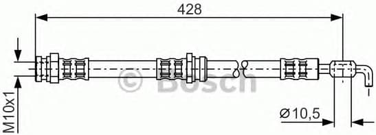 Brake hose front JA21.780 - image 2