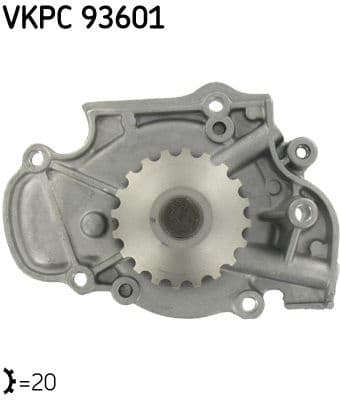Water Pump, engine cooling VKPC 93601 - image 2