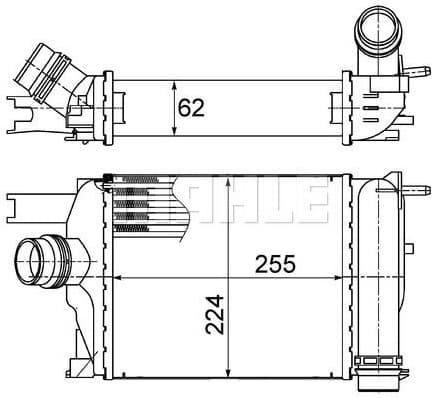 Charge Air Cooler BEHR CI 497 000S