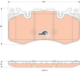 Brake pads front, Top Quality GDB1834 - image 3