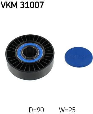 Deflection/Guide Pulley, V-ribbed belt VKM 31007 - image 2