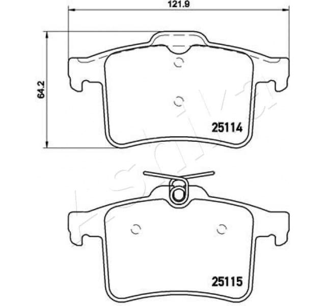 Brake Pad Set, disc brake 51-00-0312 - image 2