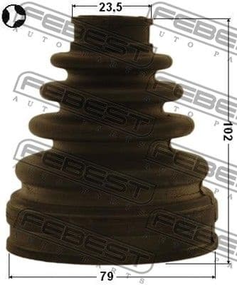 Bellow, drive shaft 0115-AZT255LT - image 2
