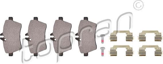 Brake Pad Set, disc brake 401 648