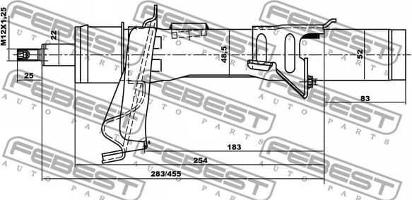 Shock Absorber 216651985FR - image 2