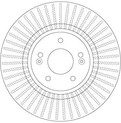 Brake discs kit front (2pcs), Top Quality DF7973