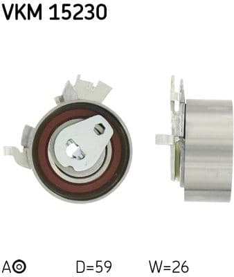 Tensioner Pulley, timing belt VKM 15230 - image 2