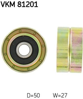 Deflection Pulley/Guide Pulley, timing belt VKM 81201 - image 2