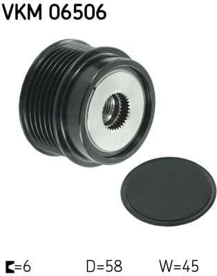 Alternator Freewheel Clutch VKM06506 - image 2