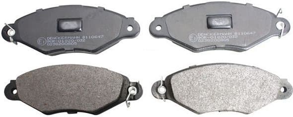 Brake Pad Set, disc brake B110647