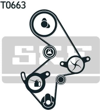 Timing belt kit VKMA91003 - image 2