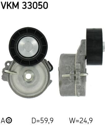 Belt Tensioner, V-ribbed belt VKM 33050 - image 2