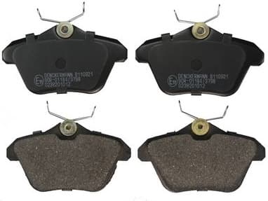 Brake Pad Set, disc brake B110921