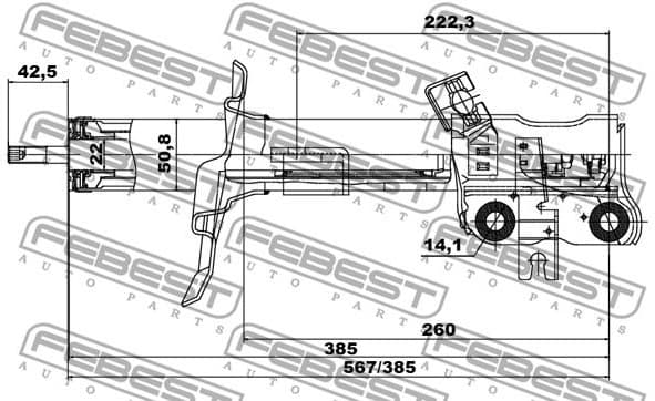 Shock Absorber 02660802FL