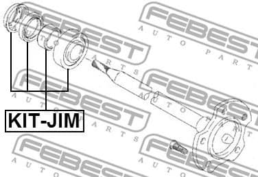 Bearing, drive shaft KIT-JIM - image 2