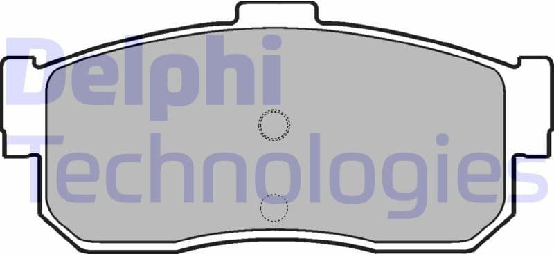 Brake Pad Set, disc brake LP975