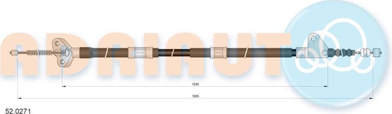 Cable handbrake 52.0271 - image 2