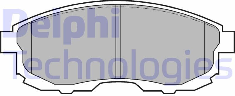 Brake Pad Set, disc brake LP812