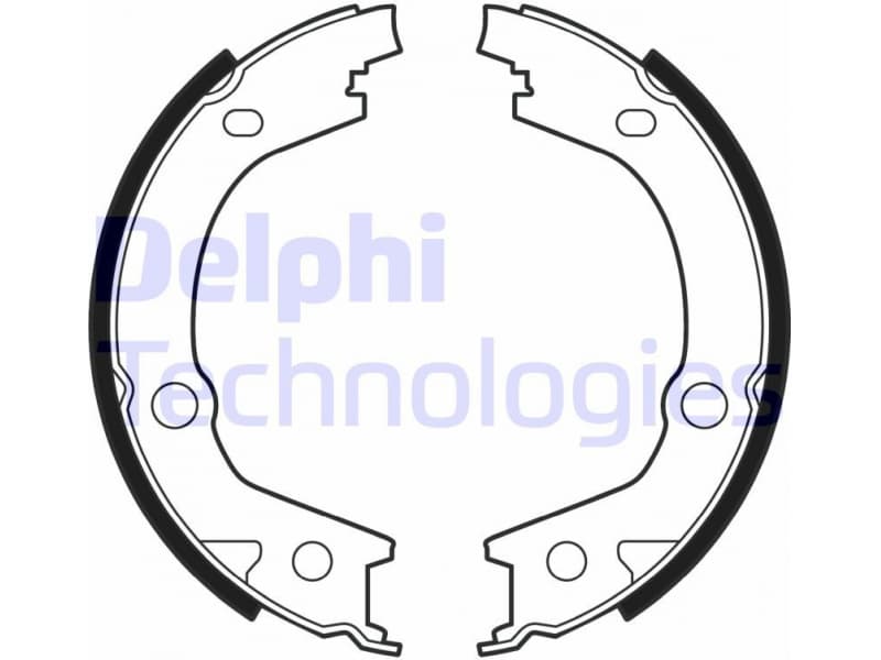 Brake Shoe Set, parking brake LS2001