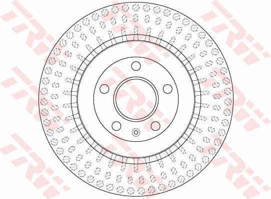 Brake disc, 1pcs REAR, Top Quality DF6175S - image 2