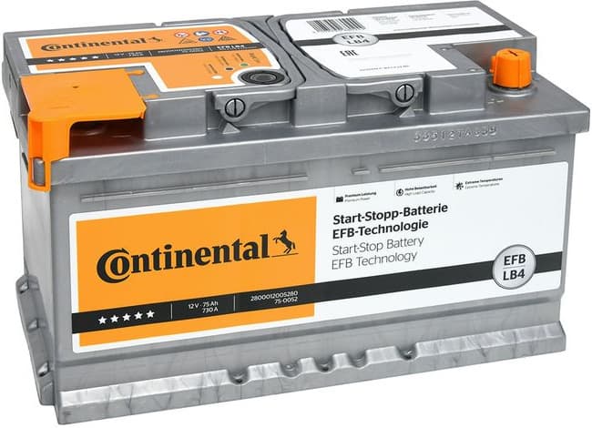 Starter Battery START-STOP-BATTERY EFB 2800012005280 - image 2