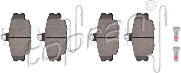 Brake Pad Set, disc brake 720 249