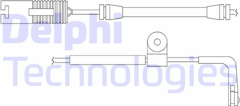 Warning Contact, brake pad wear LZ0136