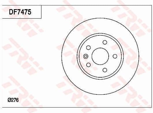 Brake Disc DF7475 - image 4