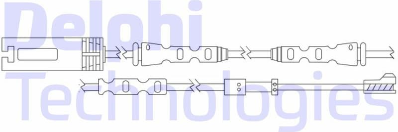 Warning Contact, brake pad wear LZ0259