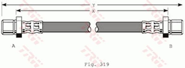 Brake Hose PHA216 - image 3