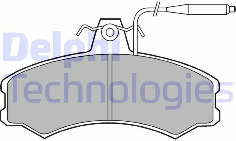 Brake Pad Set, disc brake LP378