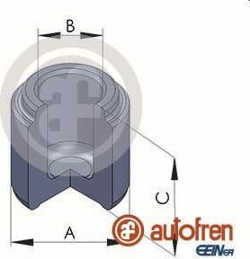 Piston, brake caliper D025118