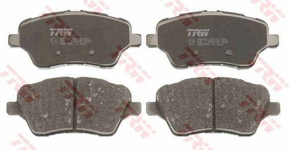 Brake pads front, Top Quality GDB1959 - image 4