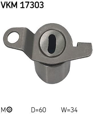 Tensioner Pulley, timing belt VKM 17303 - image 3