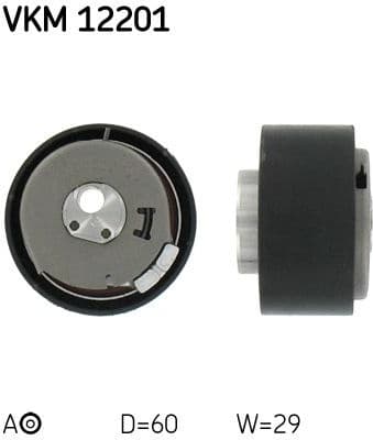 Tensioner Pulley, timing belt VKM 12201 - image 2