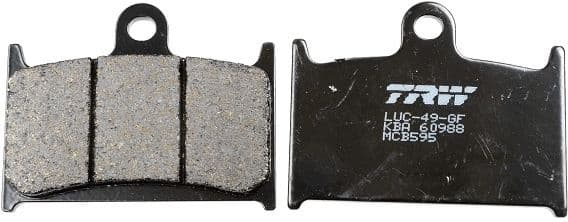 Brake Pad Set, disc brake Organic Allround MCB595 - image 2