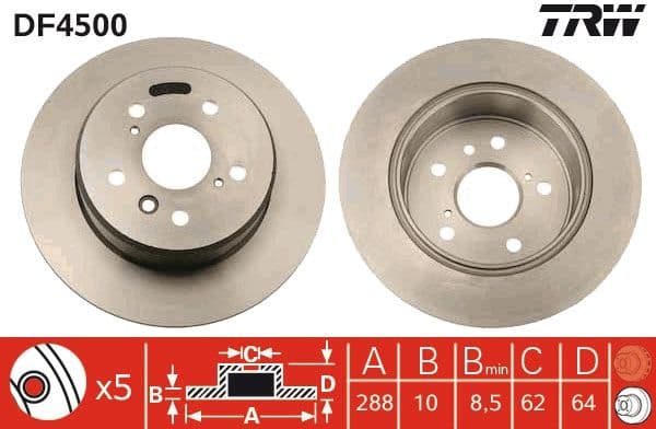 Brake Disc DF4500 - image 2