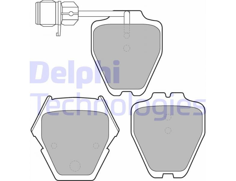 Brake Pad Set, disc brake LP1633